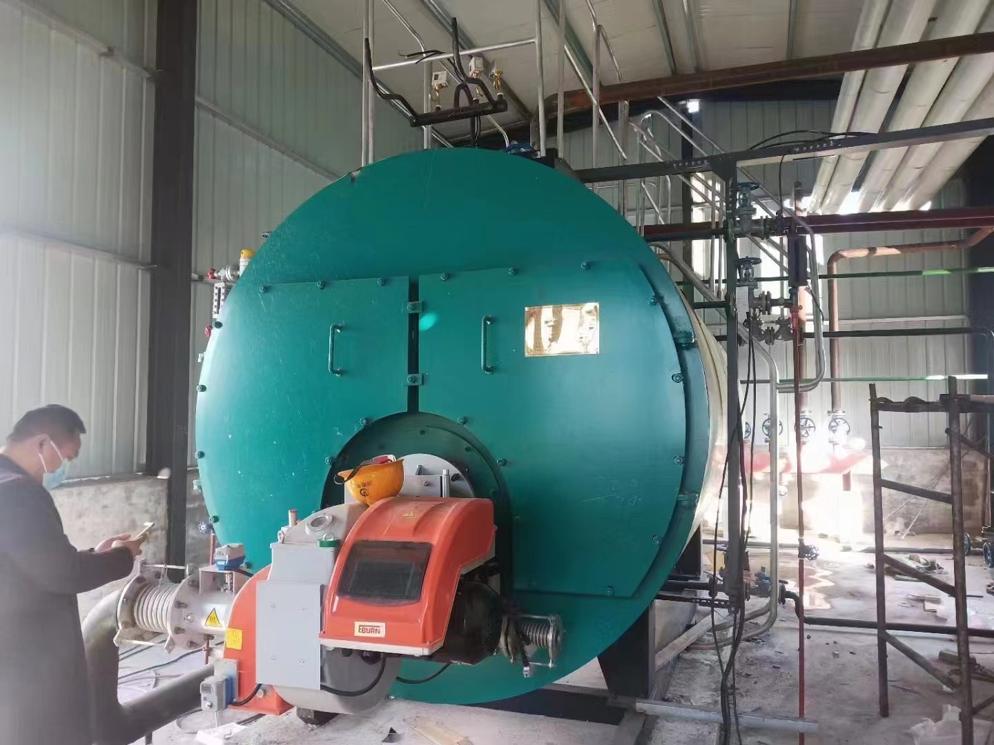 How to use biomass pellet boiler burner